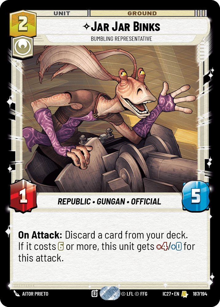 Jar Jar Binks front