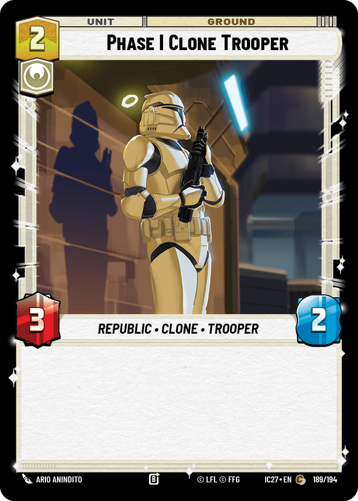 Phase I Clone Trooper front