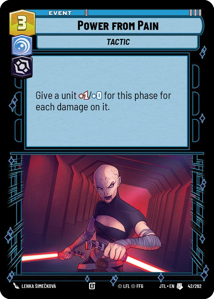 Power from Pain front