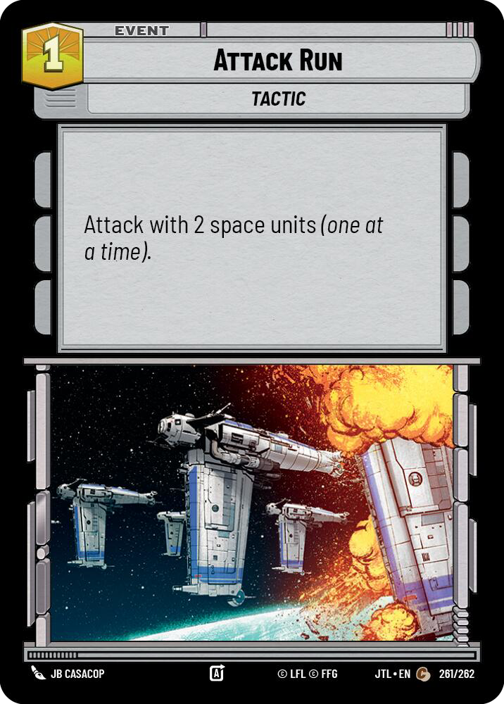 Attack Run front