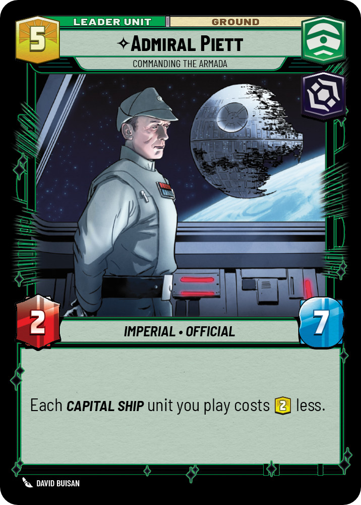 Admiral Piett deployed