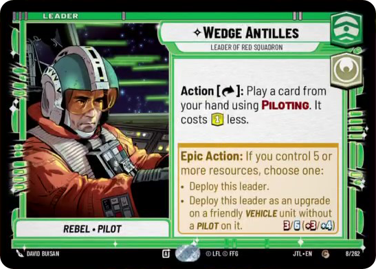 Wedge Antilles front