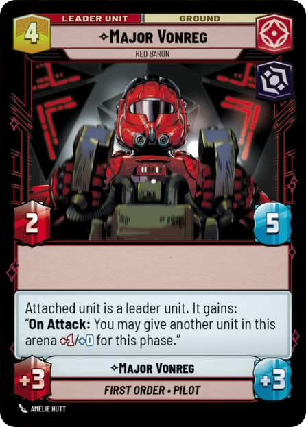 Major Vonreg deployed