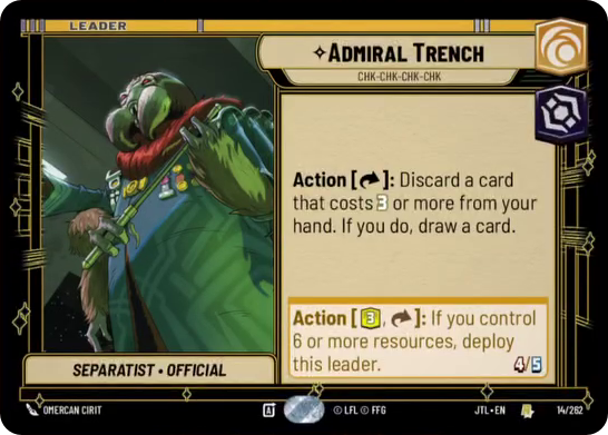 Admiral Trench front