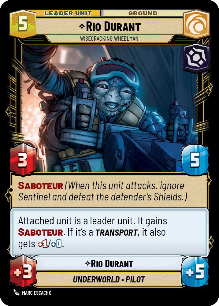Rio Durant deployed