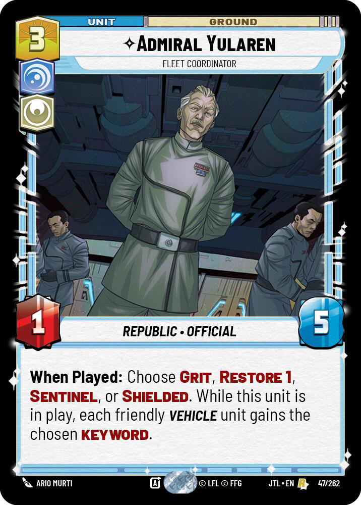 Admiral Yularen front