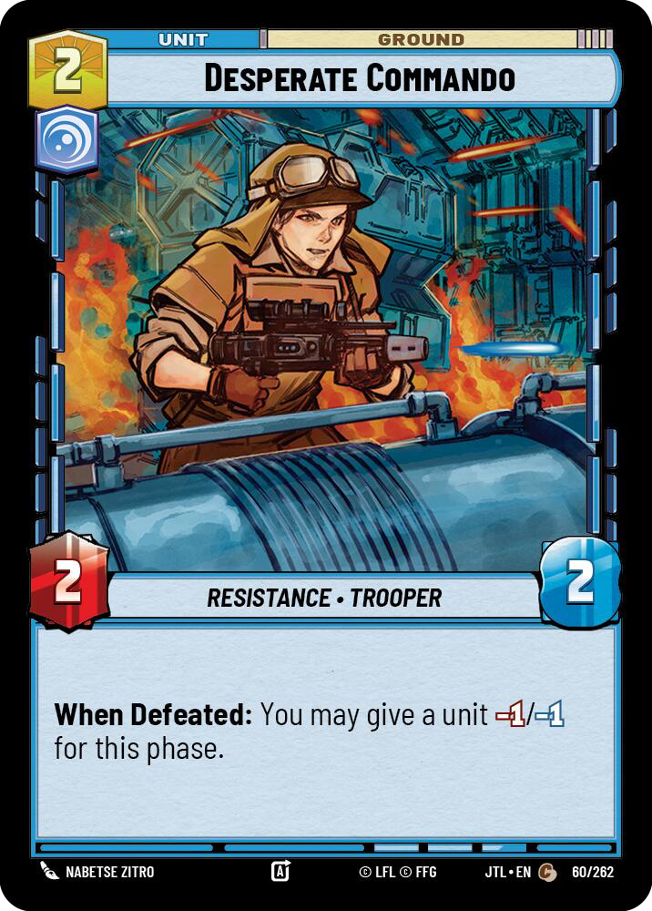 Desperate Commando front