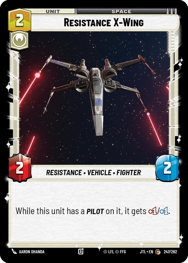 Resistance X-Wing front