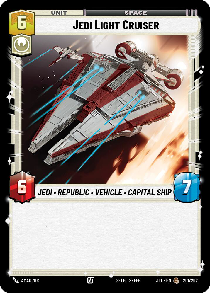 Jedi Light Cruiser front