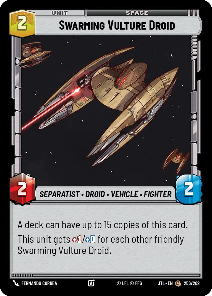 Swarming Vulture Droid front