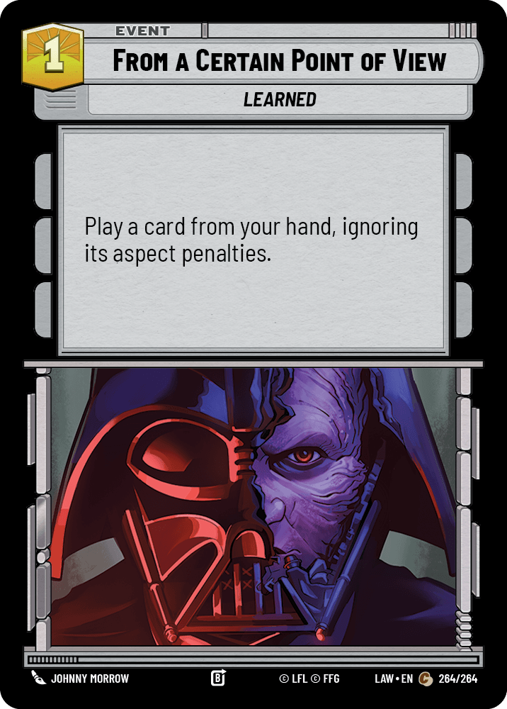 From a Certain Point of View front