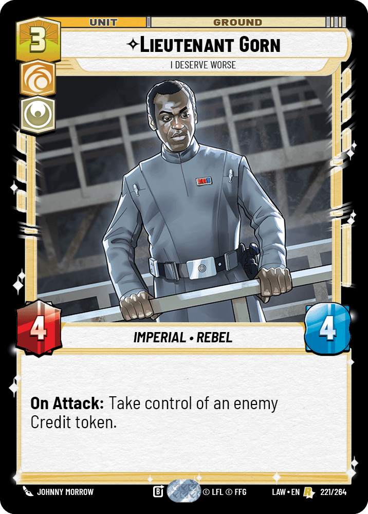 Lieutenant Gorn front