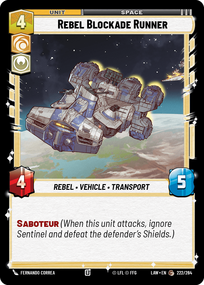 Rebel Blockade Runner front