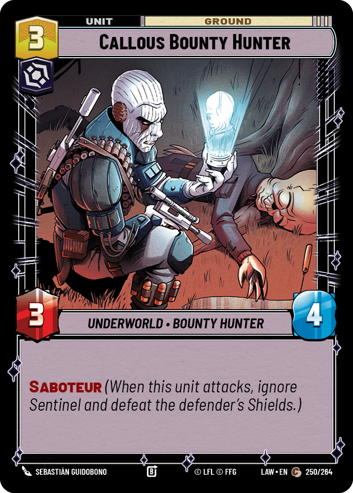 Callous Bounty Hunter front