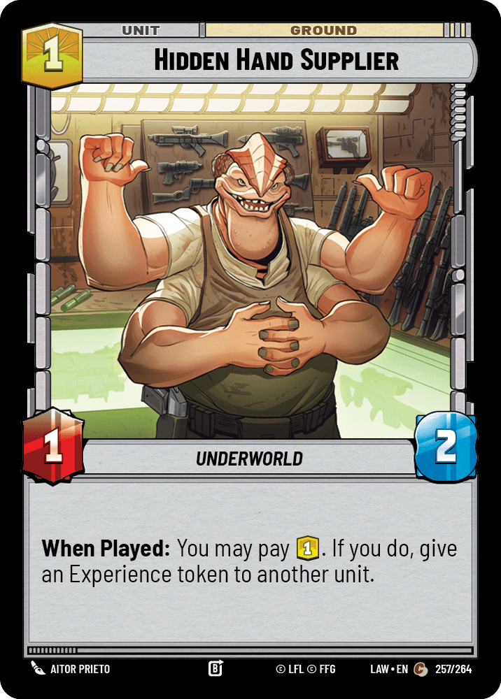 Hidden Hand Supplier front
