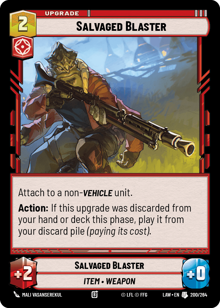 Salvaged Blaster front
