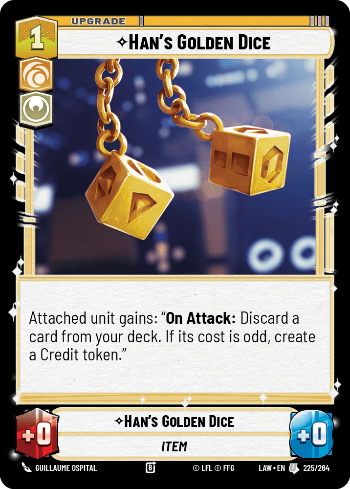 Han's Golden Dice front
